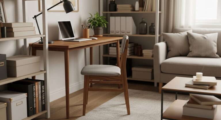 7 Functional Small Living Room Layout Ideas with Desk