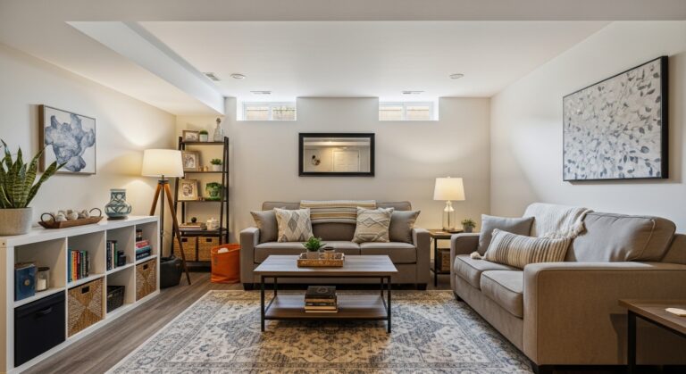 How to Make the Basement Living Room Smell Free