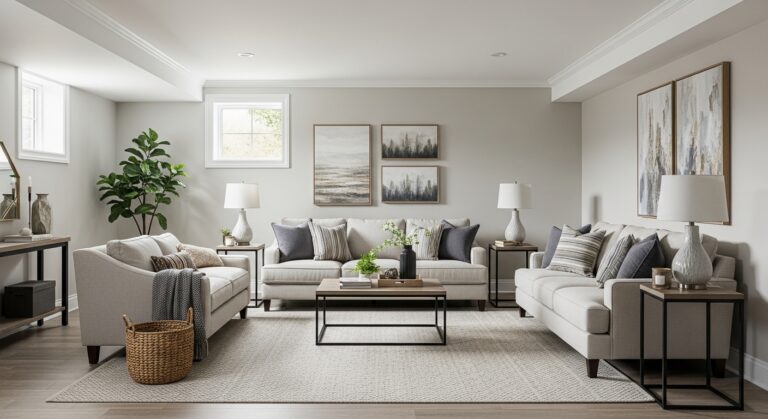 How to Decorate the Basement Living Room