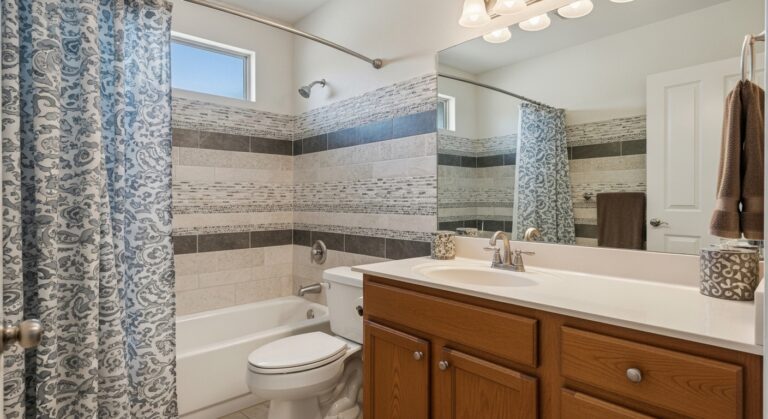 How to Decorate Bathroom Counter Wall