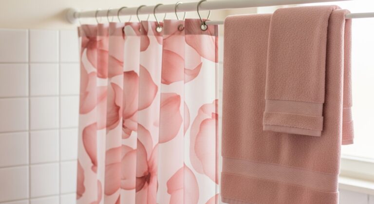 10 Lovely Bathroom Decor Pink Flowers Ideas