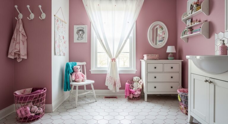 How to Decorate Pink Bathroom for Girls