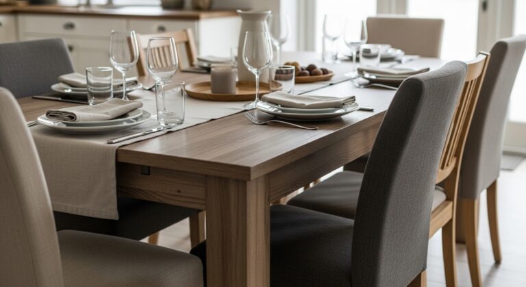 23 Spacious Kitchen Table Ideas for 6 People