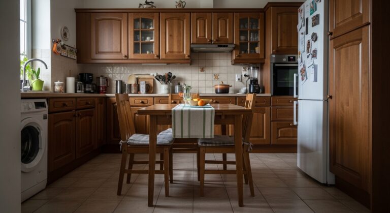 How to Place Kitchen Table Against Wall Correctly