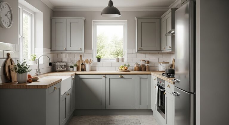 How to Design Small Kitchen Door on a Budget Stylishly