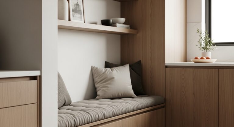 15 Minimal Kitchen Nook Ideas No Table Required