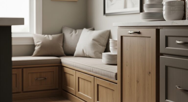 13 Functional Kitchen Nook Ideas with Cabinets