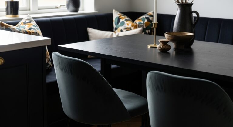 23 Bold Black Kitchen Nook Ideas That Impress