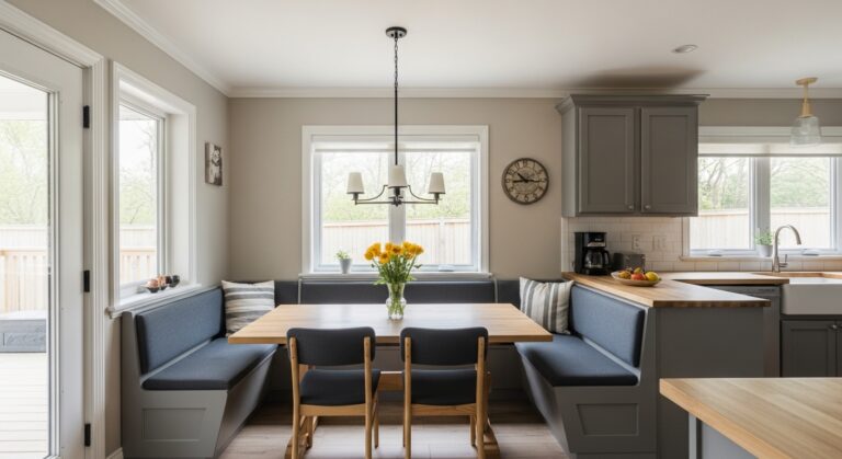 How to Color Kitchen Nook Table Beautifully