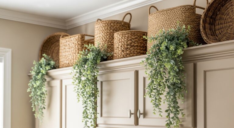 10 Stunning Kitchen Wall Decor Ideas Above Cabinets