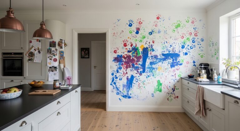 How to Paint Kitchen Wall for Kids Creatively