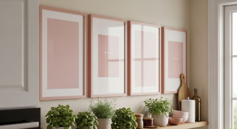 15 Pretty Pink Kitchen Wall Decor Ideas to Try