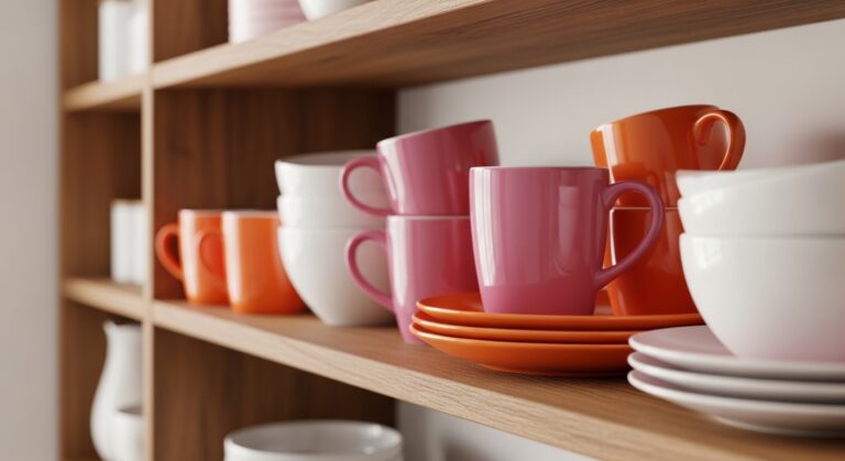 13 Bold Pink and Orange Kitchen Decor Ideas