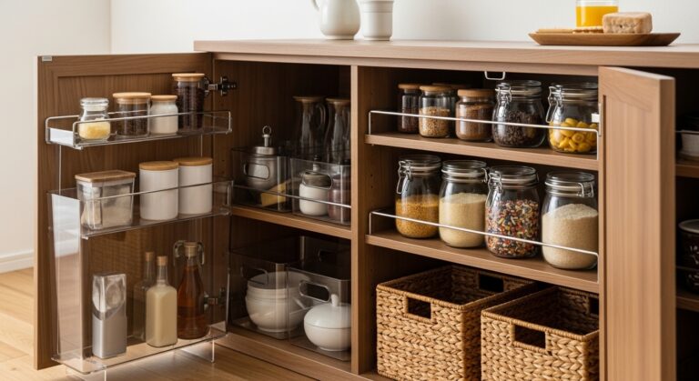 21 Clever Small Kitchen Organization Cabinets Ideas