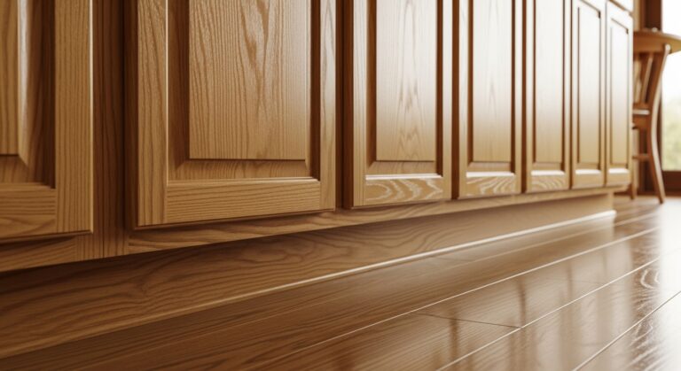 17 Elegant Kitchen Flooring Ideas with Oak Cabinets