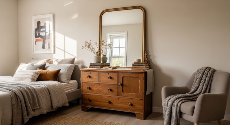 How to Style Mirror in Guest Bedroom Beautifully