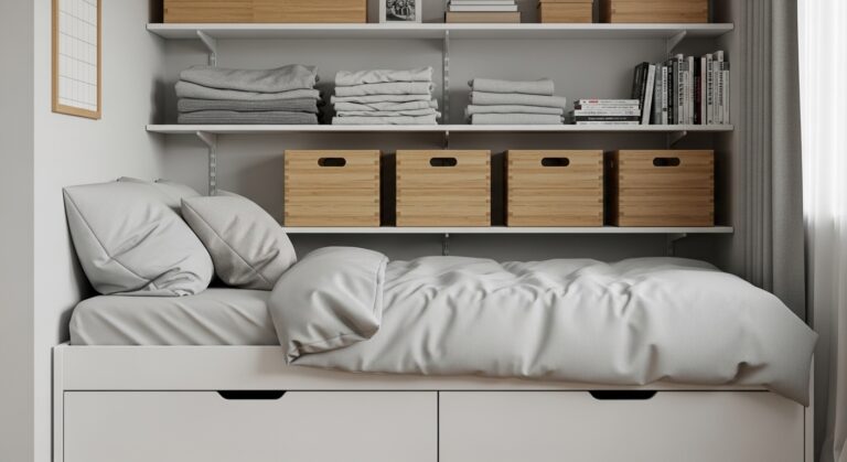 15 Practical Small Bedroom Storage Ideas for Couples