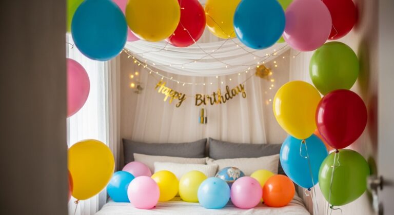 17 Fun Small Bedroom Decor Ideas for Birthday Surprise
