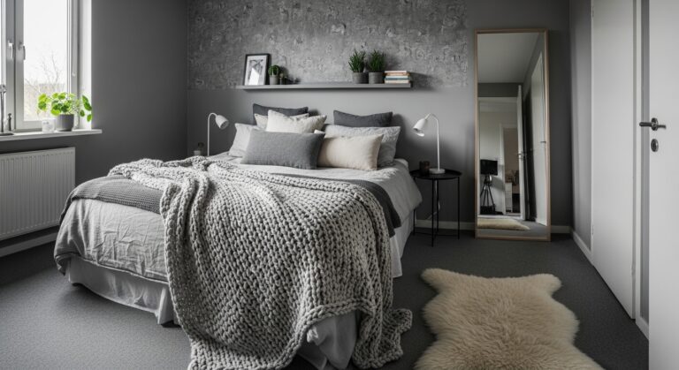 How to Decorate Small Bedroom with Grey Color Small Spaces Love